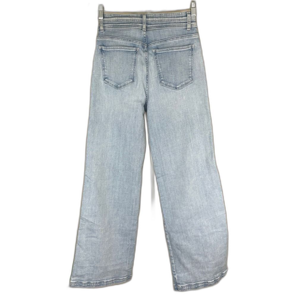 High Rise Wide Leg Joe's Jeans The Allana  W/26 Light Blue Starry Eyed LN 70s - Picture 3 of 16